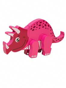 Đồ chơi xếp hình khủng long 3D bằng gỗ sáng tạo dành cho trẻ em, trò chơi trí tuệ giáo dục sớm dành cho bé trai - Nhiều màu - Xem 14