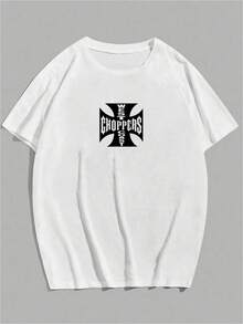 Shirt West Coast Choppers Men Shirt We, Unisex Casual Shirt, For Men, For Women, Menswear Top Graphic Love - 白色 - 查看 4