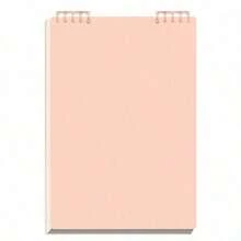 1pc A Practical And Visually Appealing Notepad! The Light Blue Color Has A Fresh Appearance, And The Coil Binding Makes It Easy To Flip Pages. Multiple Book Combinations Meet Different Recording Scenarios And Are Suitable For Both Learning, Office, And Daily Life - 粉色 - 查看 2