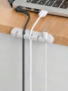 1pc Cable Management Organizer, Desktop Cable Winder, Earphone Cable Tidy Tool - 彩色 - 查看 4