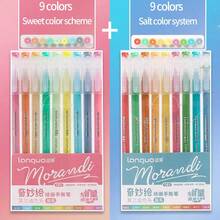 朗果162手持绘图笔 0.6mm 高颜值笔记笔 可叠色绘画涂鸦手持书写马克笔 覆盖力强 出墨均匀 适合日常送礼 - 常規款手帳筆 - 查看 22