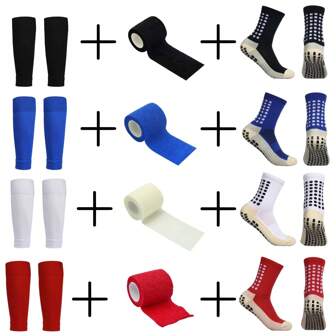 3pcs/Set Universal Sports Socks, Leg Covers, Non-Slip, Football Socks Tights, For Football Hiking Fitness Biking Tennis Gym Training (Male And Women)