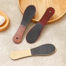 Doppelseitiges Sandpapier Holz Fußfeile, Hornhautentferner Werkzeug für Fußpflege