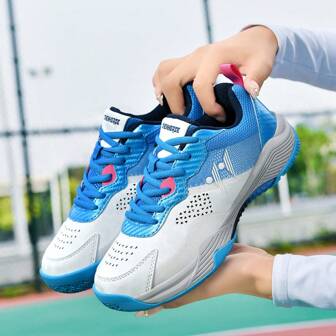 Unisex Professional Anti-Slip Badminton Shoes, Breathable Sports Sneakers, Lightweight Shock-Absorbing Training Shoes For Indoor Match