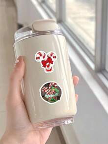 60PCS Christmas Candy Sticker Cartoon Anime Figure Christmas Candy Christmas Gift Image Stickers Manual DIY Puzzle Paster Mini-Game Waterproof Sticker Festival Gifts Party Gifts A Birthday Present Luggage Notebook Computer Mobile Phone Decoration Sticker New HOT Figures Water Bottle Stickers Games