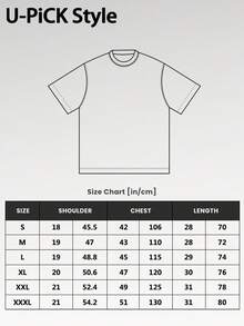 "FAITH OVER FEAR" Creative Pattern Printing Heavy 230g Pure Cotton T Shirt, Washed T-Shirt Men's Vintage T Shirts Basic T-Shirt Loose Hip-Hop Unisex Top Acid Wash T-Shirt - 藍色 - 查看 5