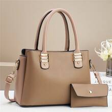 Women Shoulder Bags - 卡其 - 查看 2