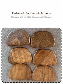 1 pezzo/2 pezzi Set di strumenti di massaggio Gua Sha in legno per testa, viso, schiena, collo, spalle, arti, rullo per agopressione, Gua Sha, drenaggio linfatico, cellulite, grattaschiena, scuola, ritorno a scuola, viaggio, elementi essenziali da viaggio, articoli per la casa, spa, strumento per massaggio, massaggio, massaggiatore, spa
