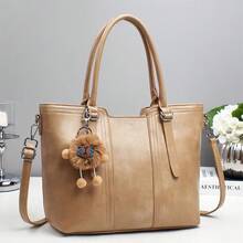 Women Shoulder Bags - 卡其 - 查看 4