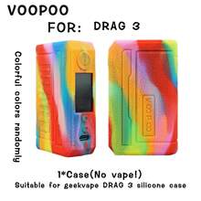1 件热销硅胶保护壳，新款适用于 Voopoo DRAG 3，保护套，软壳，纹理皮革保护壳 - 彩色 - 查看 10
