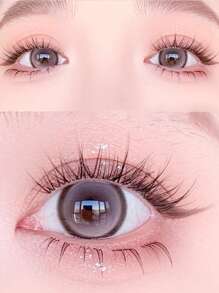 120 片自然簇状假睫毛，无胶日常佩戴，淡妆，公主卡通风格，分段式松垮三步逼真睫毛（随机底部卡片）睫毛簇，睫毛簇，单根睫毛，睫毛，假睫毛