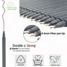 100支装细尖文具套装，包含圆珠笔、荧光笔，适合学生，返校必备，粉色调，也适合办公使用。 - 多色 - 查看 9