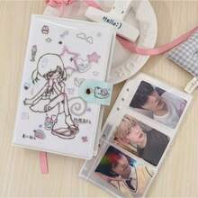 6-Ring PVC Notebook Binder For Photo Cards, Loose Leaves, Personal Planner For Women And Girls, With 20 Pieces, 120 Pockets, 3-Inch Pages - 天藍色 - 查看 7