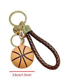 1 pieza Colgante de baloncesto, llavero con accesorio de baloncesto de goma suave y creativa, regalo de accesorios para coche, accesorios góticos lindos de Y2K, accesorios de Halloween, accesorios de Día del Maestro, cordones de identificación, accesorios de coche, adornos de bolso, accesorios navideños para coche, ideas de regalo para amigos y hermanas