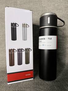 3 chiếc/1 bộ cốc giữ nhiệt bằng thép không gỉ, có hộp quà tặng, bình nước cách nhiệt chống rò rỉ hai lớp, giữ đồ uống nóng và lạnh trong nhiều giờ, thích hợp cho đạp xe, du lịch ba lô, văn phòng hoặc ô tô, trường học, tiệc tùng, cắm trại - Nhiều màu - Xem 15