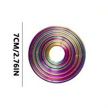 3D Printed , Office Stress Relief Toy, Creative Spinning Gyro, Holiday Gift - Multicolor - View 10