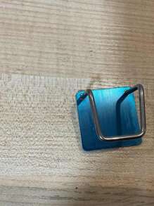 1pc Stainless Steel Sink Sponge Rack, Stainless Steel Storage Rack - Strong Adhesive Self-Adhesive Drying Rack, Kitchen Sink Drain Drying Rack, Cleaning Sponge Rack Hooks, Stylish Bathroom Accessory