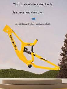 Upgraded Dual Shock Absorber Alloy Downhill Soft Tail Mountain Bike, Unisex Mountain Bike Model Ornament