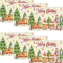 1 cái/4 cái/6 cái Miếng lót đĩa bằng vải lanh in họa tiết Giáng sinh, Trang trí Giáng sinh, Thích hợp cho bàn ăn, Trang trí mọi mùa, Miếng lót bàn có thể giặt được, Trang trí phòng, Miếng lót ly, Miếng lót bàn ăn nhà bếp, Trang trí tiệc trong nhà ngoài trời, Trang trí nhà cửa, Quà tặng lý tưởng - Nhiều màu - Xem 19