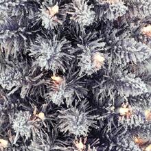 4.5 Ft. PreLit Flocked Fashion Purple Pencil Artificial Christmas Tree - 肉凍 - 查看 3