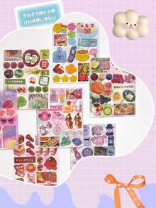 1 Set de 32 de autocolante decupate în stil retro, elemente vintage, autocolante decorative pentru scrapbooking, căni, mini modele - Multicolor - Vizualizare 8