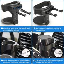 1 Stück einstellbare Autohalterung für Kopfstütze - aus stabilem ABS-Material, wasserdicht, für Autos geeignet, für Reisen und Pendeln, Autohandyhalterung