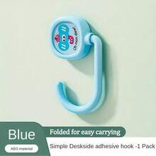 1pc Student Desk Hanging Bag, Detachable & Movable Hook, Desk Edge Hook, Adjustable For School/Office Desk, Backpack Storage Hook, Back To School Supplies