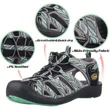 Hiking Women Closed Toe, Waterproof Hiking, For Summer Comfortable - 藍色 - 查看 2