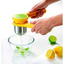 Joseph Joseph Helix Garlic Press And Citrus Juicer Ergonomic TwistAction Hand Press Stainless Steel Set Green And Yellow - Xanh lá câyVàng - Xem 6