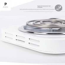 Estufa eléctrica de doble cabezal para uso doméstico (colores aleatorios) - Tipo de Enchufe A USA (110-127V) - Ver 7