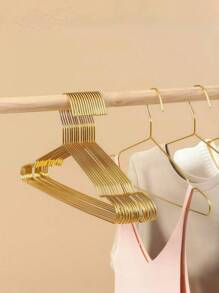 120pcs Non-Slip Metal Hangers, Heavy-Duty Wire Hangers With Non-Slip Grooves, Suitable For Bedroom Closet Organization, Holiday Decoration, Room Decoration, Home Decoration, Bedroom Arrangement, Interior Decoration And Other Scenarios. They Have Both Storage And Organizing Functions, Feature A Minimalist Style, Are Suitable For Use In Spring, And Can Also Hang Summer Shirts. An Ideal Choice For Christmas Gifts.