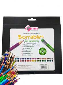 24 Lapices de Colores Borrables Office  School Supplies Writing  Correction Supplies Pencils Colored Pencils Piezas Colores Borrables oficina escuel - Normal - Ver 7