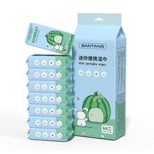 Portable Wet Wipes, Cleaning Wet Wipes, Hotel And Restaurant Independent Packs, Instant Non-Woven Fabrics, Takeaway Internet Cafe Wet Wipes, Small Package Wet Wipes, Suitable For Camping, Travel And Daily Use Of Sanitary Wipes, Easy To Carry - Multicolor - View 3