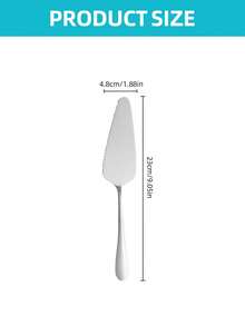 1 Piece Cake Spatula, Stainless Steel Cake Spatula, Cake Cutter, Pizza Cutter, Dessert Cutter, Suitable For Cake, Dessert, Pizza, Cheese, Pie, Serrated Edge, Ergonomic Handle, Dishwasher - Cake Shovel - View 12
