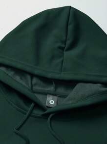 Men's Spring/Autumn Letter Print Hoodie And Drawstring Waist Pants Set, Casual Outfit For Husband/Boyfriend, Suitable For Street, Commute, Outdoor