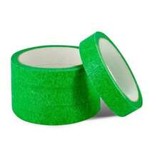 4 Rolos 20mm X 20m Fita Adesiva Verde Escrita de Baixa Aderência, Adequada para Pintura Interna, Emboço e Decoração - Conjuntos - Visão 2