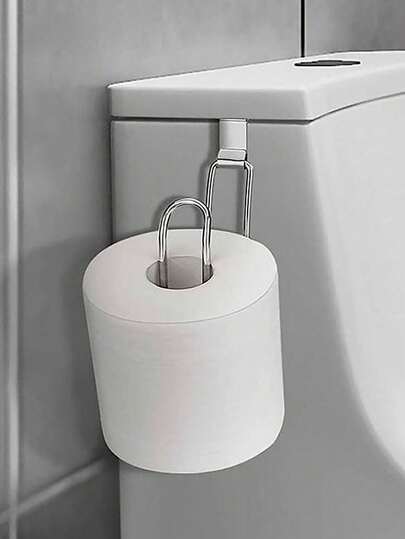 1 pieza Soporte de papel higiénico de hierro artístico, estante de rollo de papel montado en la pared, caja de pañuelos para baño, accesorios de baño, herramientas de baño