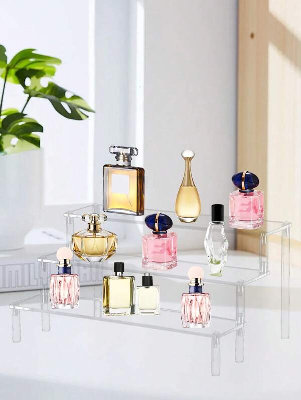 Transparante, meerlaagse displayplank van acryl, voor blinde dozen, modelfiguren, parfums, kantoor- en handgemaakte decoraties