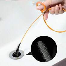 3pcs Extra Long Stainless Steel Drain Snake With Nylon Coating Flexible Gooseneck, Manual Bathroom, Bathtub And Shower Drain Clog Remover Tool, No Battery Required, Drain Cleaning Snake, Ergonomic Handle Design, Durable Structure - Multicolor - View 4