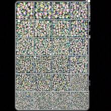 1860pcs Resin Rhinestones With Tweezers, Mixed Sizes 3-6mm, Champagne Color, For DIY Crafts, Clothing, Shoes, Nail Art Nails - Champagne - View 11