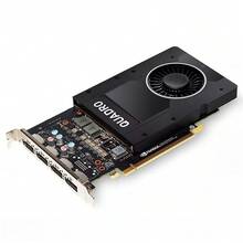 Nvidia Quadro P2000 5GB GDDR5 Professional Graphics Card, Pascal Architecture, Full Height Single Slot, Quad DisplayPort 1.4 (5K/4K HDR Ready), For CAD, CAE, 3D Modeling Rendering, Video Editing, Data Analytics, Industrial Simulation(Industrial Packaging) - P2000 5G - View 3