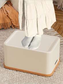 1件桌面收纳盒，杂物，玩具，零食，带盖储物篮，大容量整理盒，塑料长方形收纳盒，用于桌面整理，小物品收纳盒 - 彩色 - 查看 9