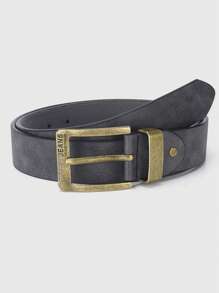 1 buc Curea din piele PU de înaltă calitate pentru bărbați, cu cataramă metalică retro, curea pentru agrement, curea de afaceri, accesoriu la modă pentru bărbați, curea de designer, mărime mare, pentru cadouri ideale