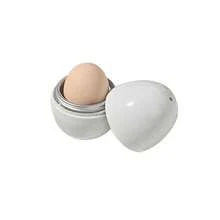 4pcs Microwave Egg Cooker - Compact & Portable, Easy-To-Use Kitchen Tool, Suitable For Soft & Hard Boiled Eggs, Dishwasher Safe, Time-Saving, Egg-Shaped Design