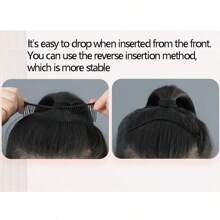 5 件/套女士手工可弯曲简约金属发夹 - 纯色，波浪设计，适合刘海和凌乱的头发 DIY 配饰，防滑矩形发夹，用于造型