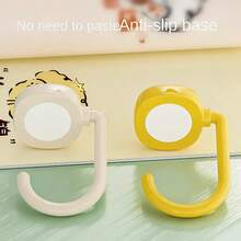 1pc Student Desk Hanging Bag, Detachable & Movable Hook, Desk Edge Hook, Adjustable For School/Office Desk, Backpack Storage Hook, Back To School Supplies