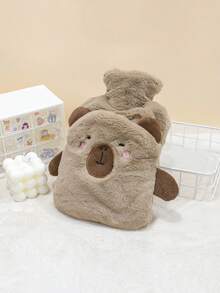 1件新款卡通水豚毛绒材质暖手宝保暖用品，可爱卡通手ML热水袋便携式暖手宝女生口袋手脚热水袋，可爱卡通手ML热水袋便携式暖手宝女生口袋手脚热水袋，