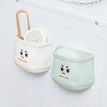 1pc New Magnetic Storage Box, Fridge Side Door Storage Rack, Household Kitchen Cling Film Holder, Wall-Mounted Storage Box