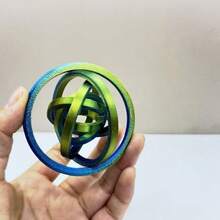 3D Printed , Office Stress Relief Toy, Creative Spinning Gyro, Holiday Gift - Multicolor - View 8