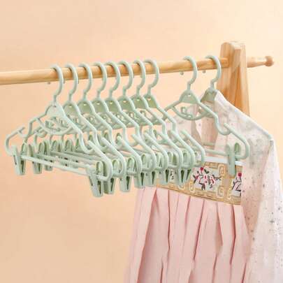 6 piezas/8 piezas Perchas de ropa multifuncionales, estantes colgantes para el hogar, dormitorio, hotel, sin costuras, apilables, antideslizantes, con ganchos giratorios, reforzadas